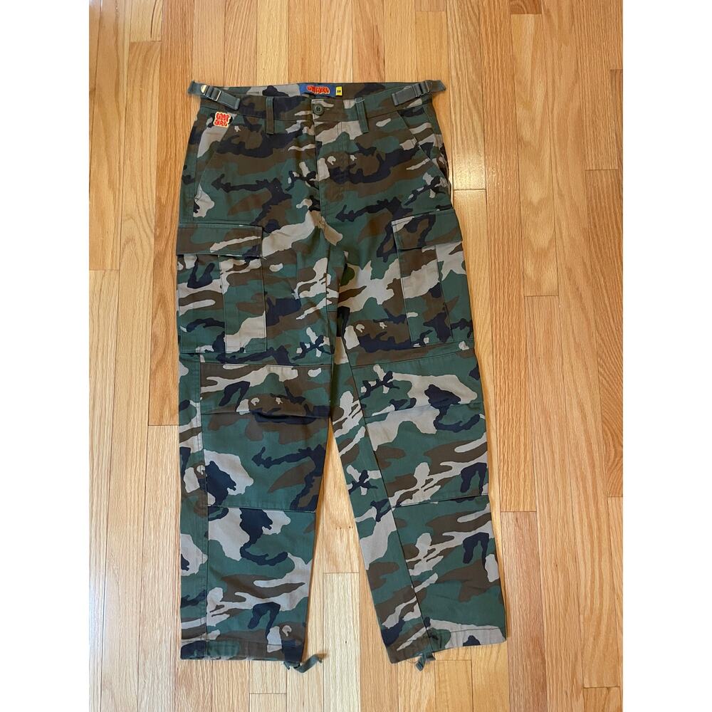 Empyre Relax Camouflage Cargo Military Pants‎ Baggy Skater 90s Y2K Size 28 Loose